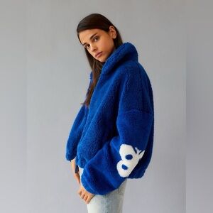 Urban outfitters Olivia Print Sherpa Jacket